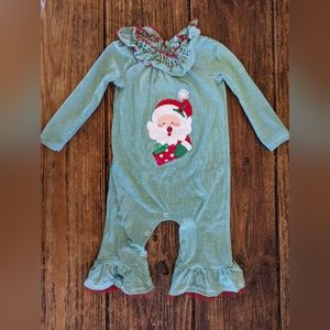 Bonnie Baby Christmas Romper